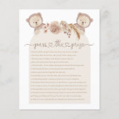 Pass the Prize Twins Teddy Bear Baby Showerゲーム (正面)