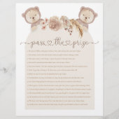 Pass the Prize Twins Teddy Bear Baby Showerゲーム (正面)