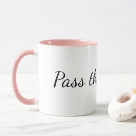 "Pass the witness." Court Reporter Depo Mug マグカップ