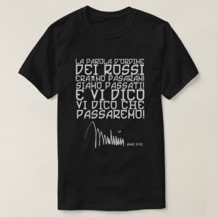 PASSAREMO! Tシャツ