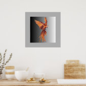 Pássaro Vermelho ポスター (キッチン)