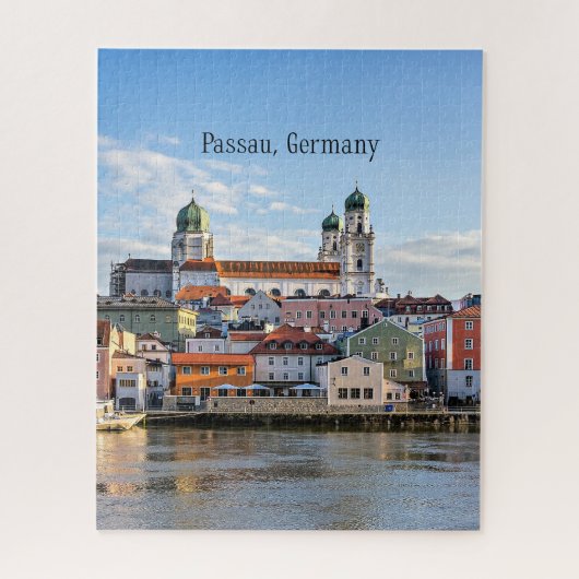 Passau, Germany cityscape photograph ジグソーパズル (縦)