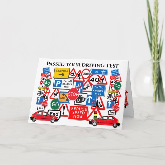 Passed your Driving Test ~ Congratulations! カード (正面)