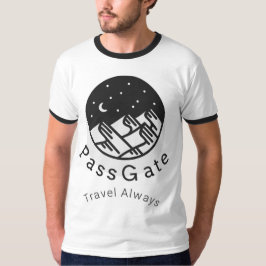 PassGate Travel Always White Men's Tシャツ