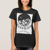 PassGate Travel Always Women's Black T Shirt Tシャツ (正面)