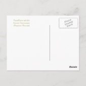 Passiflora edulis forma flavicarpa （パッションフラワー） ポストカード (裏面)