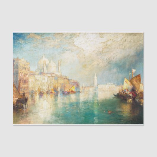 Passing Shower, Venice, 1902 by Thomas Moran 薄葉紙 (正面)