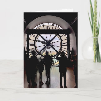 Passing the time at the Musée d'Orsay カード