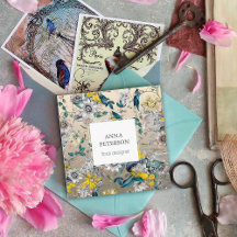 Passion エレガント Flowers on Silver Gray