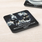 PASSION -ボディビルトレーニング やる気を起こさせる コースター (左側)