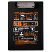 Passion All of it Electrician クリップボード (正面)