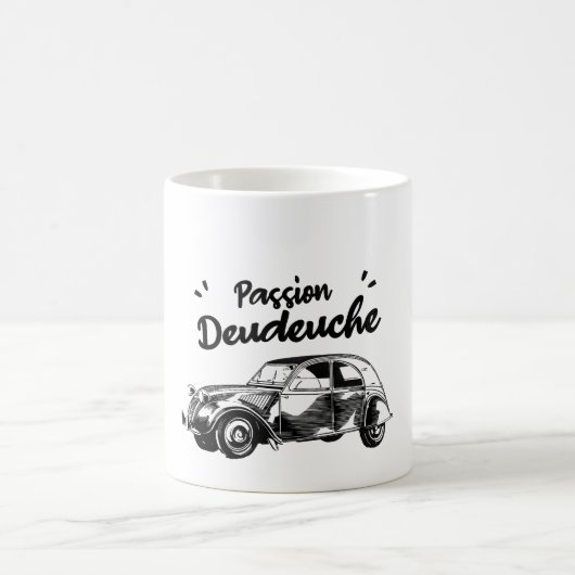  Passion deudeuche - 2CV コーヒーマグカップ (中央)