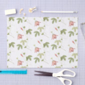 Passion Flower Pattern 薄葉紙 (クラフト)