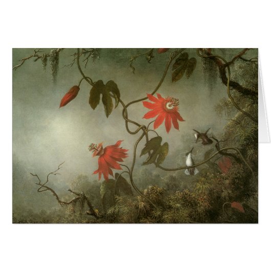 Passion Flowers and Hummingbirds by Martin J Heade (正面横)