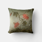 Passion Flowers and Hummingbirds by Martin J Heade クッション (正面)