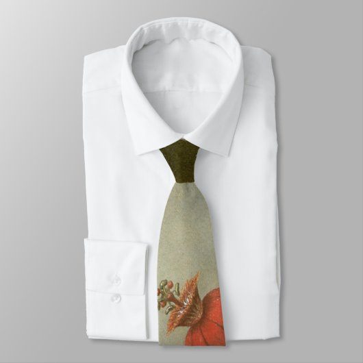 Passion Flowers and Hummingbirds by Martin J Heade ネクタイ (タイ)