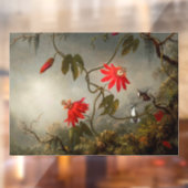Passion Flowers with Hummingbirds Heade ウィンドウサイン (シート2)