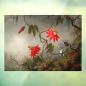 Passion Flowers with Hummingbirds Heade ウィンドウサイン (シート3)