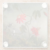 Passion Flowers with Hummingbirds Heade ガラスコースター (裏面)
