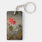 Passion Flowers with Hummingbirds Heade キーホルダー (裏面)
