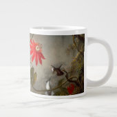 Passion Flowers with Hummingbirds Heade ジャンボコーヒーマグカップ (右)