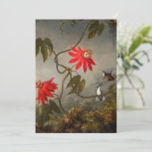 Passion Flowers with Hummingbirds Heade セーブザデート (スタンド正面)