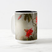 Passion Flowers with Hummingbirds Heade ツートーンマグカップ (正面左)