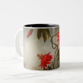 Passion Flowers with Hummingbirds Heade ツートーンマグカップ (正面左)