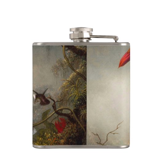 Passion Flowers with Hummingbirds Heade フラスク (裏面)
