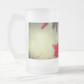 Passion Flowers with Hummingbirds Heade フロストグラスビールジョッキ (左)