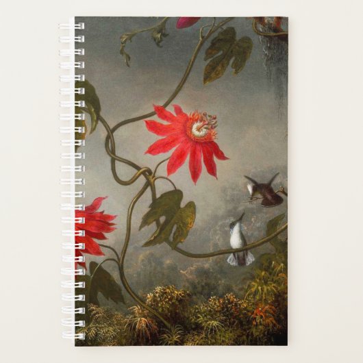 Passion Flowers with Hummingbirds Heade プランナー手帳 (正面)
