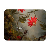 Passion Flowers with Hummingbirds Heade マグネット (横)