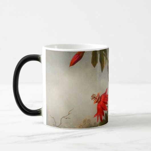 Passion Flowers with Hummingbirds Heade モーフィングマグカップ (左)