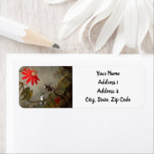 Passion Flowers with Hummingbirds Heade ラベル (インサイチュ)