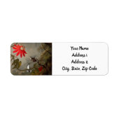 Passion Flowers with Hummingbirds Heade ラベル (正面)