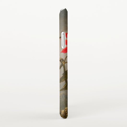 Passion Flowers with Hummingbirds Heade iPhoneケース (右側)