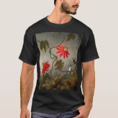Passion Flowers with Hummingbirds Heade Tシャツ (正面)