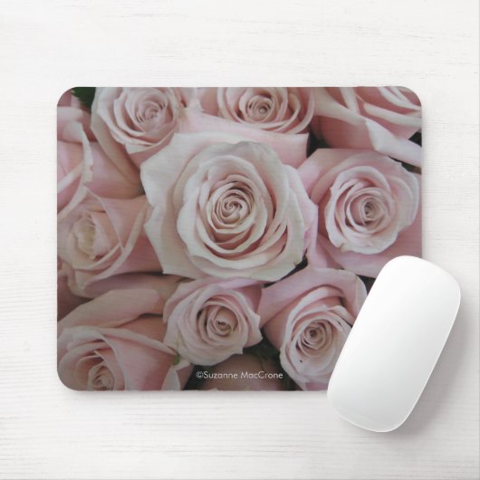 Passion for Pink Roses - Mousepad マウスパッド (マウス)