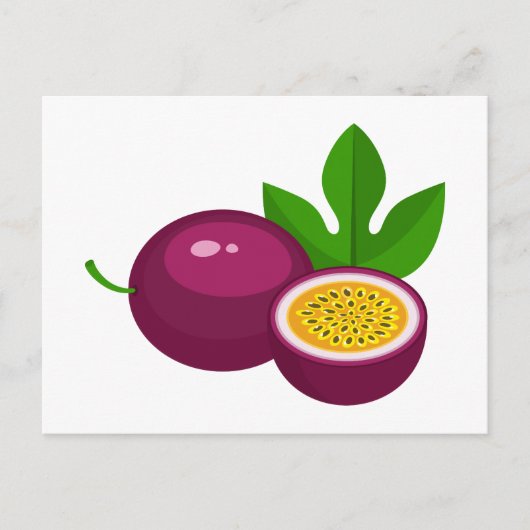 Passion fruit slices ポストカード (正面)