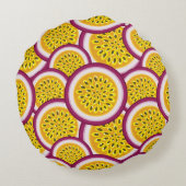 Passion fruit slices ラウンドクッション (裏面)