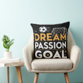 Passion Goal Motivational Throw Pillow クッション (椅子)