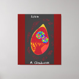 Passion in a Teardrop  キャンバスプリント