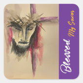 Passion of Christ Sticker スクエアシール (正面)