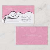 Passion Pink Darla名刺 予約カード (正面/裏面)