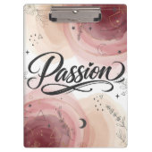 Passion Script | Elegant Minimalist Typography クリップボード (正面)