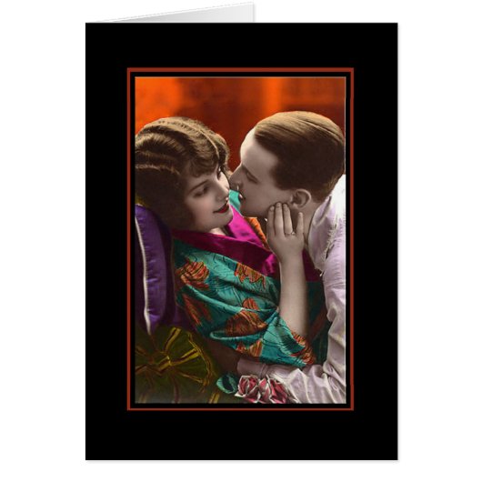 passionate couple vintage retro (正面)