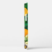 Passionflower開花：黒い背景ヴィンテージ。 Case-Mate iPhoneケース (裏面 / 右)