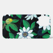 Passionflower黒い背景フローラシームレス Case-Mate iPhoneケース (裏面 (横))