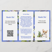 Passionflowersビジネス両面パンフレット チラシ (裏面)