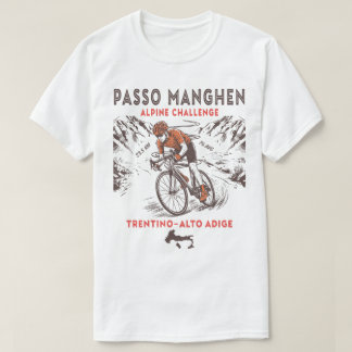 Passo Manghen サイクリング | アルプスの挑戦 Tシャツ